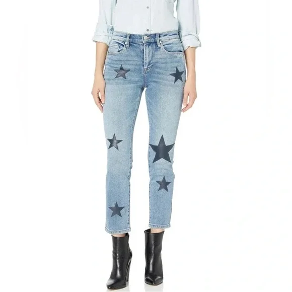 NWT BLANK NYC Madison Crop Star Jeans - Picture 3 of 15